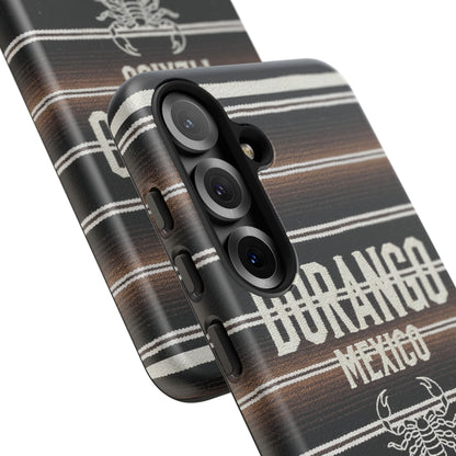 Durango Mexico Phone Case | Serape Scorpion Western Design | Mexican Heritage Tough Case for iPhone & Samsung
