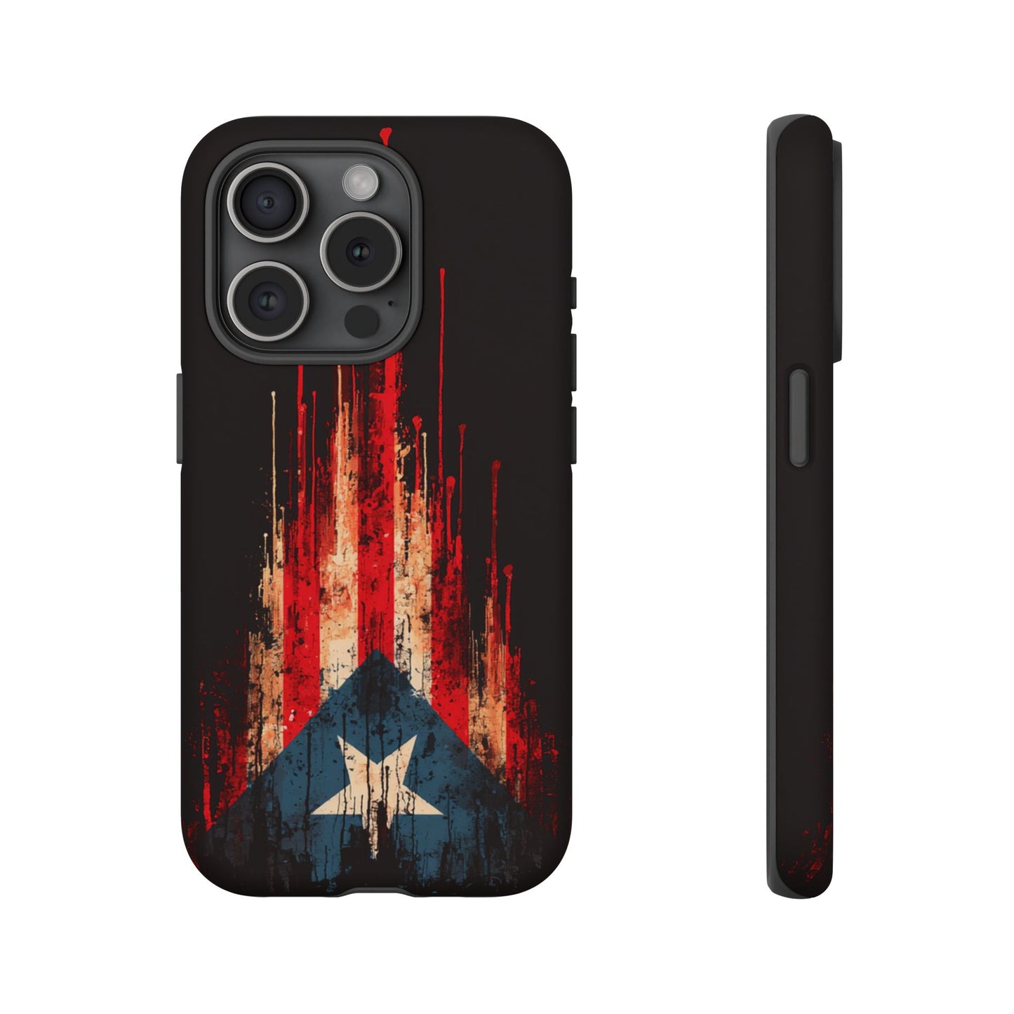 Puerto Rico Flag Phone Case | Distressed Puerto Rican Flag Tough Case | Boricua Pride Protective iPhone Samsung Cover