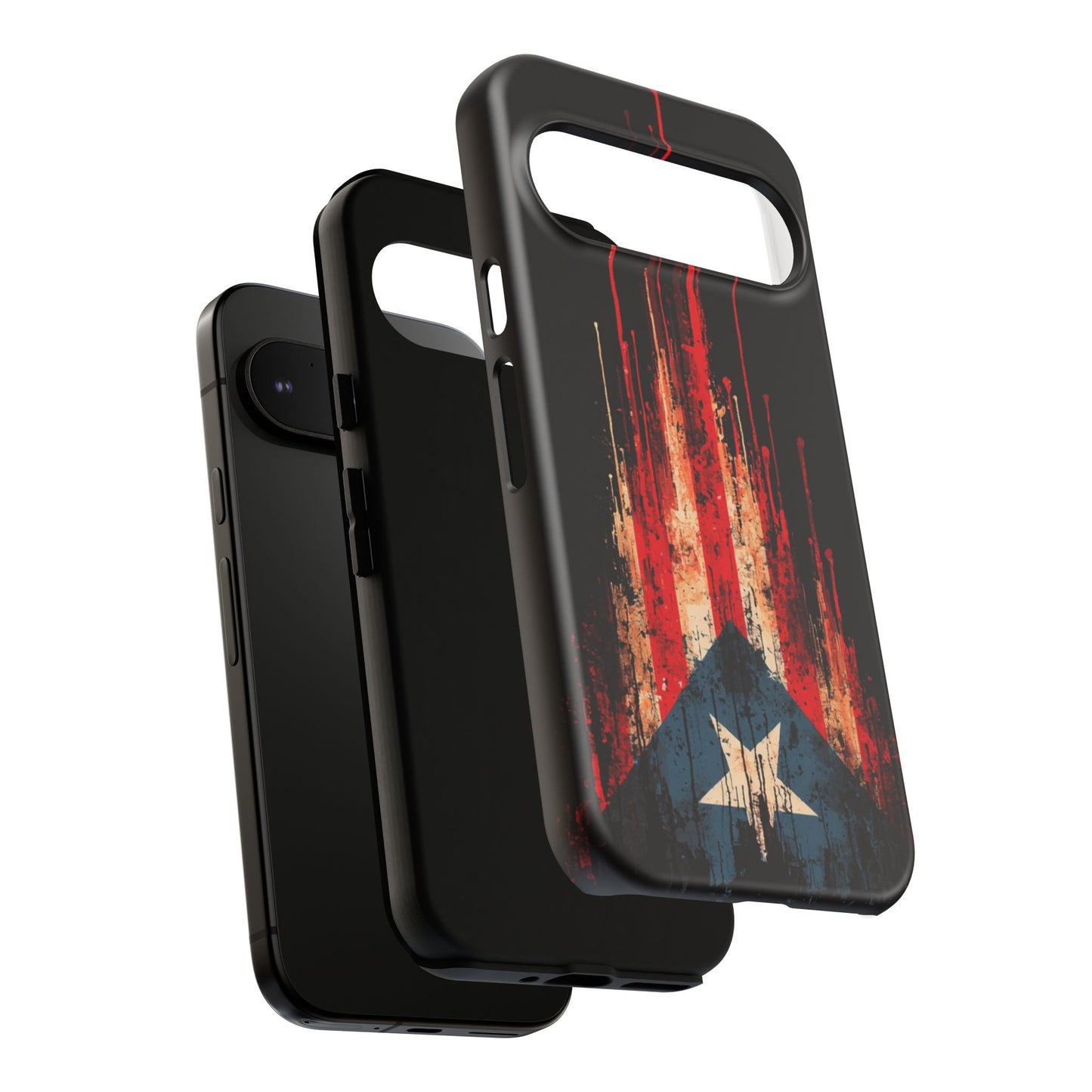 Puerto Rico Flag Phone Case | Distressed Puerto Rican Flag Tough Case | Boricua Pride Protective iPhone Samsung Cover