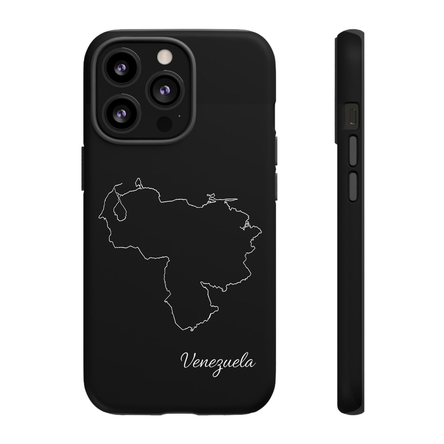 Venezuela Outline Phone Case – Minimal Country Map Tough Case (iPhone, Samsung, Pixel)