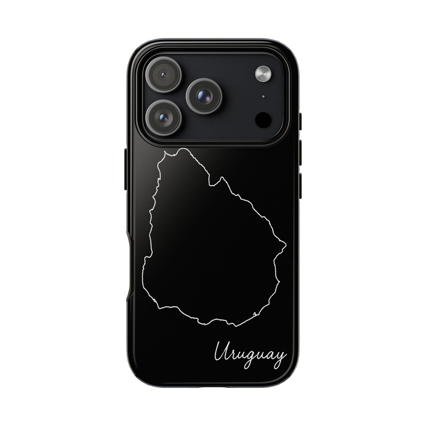 Uruguay Outline Phone Case – Minimal Country Map Tough Case (iPhone, Samsung, Pixel)
