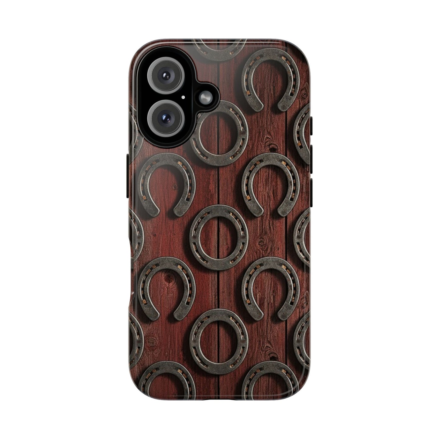 Rustic Horseshoe Western Phone Case – Cowboy Country Ranch Tough Case