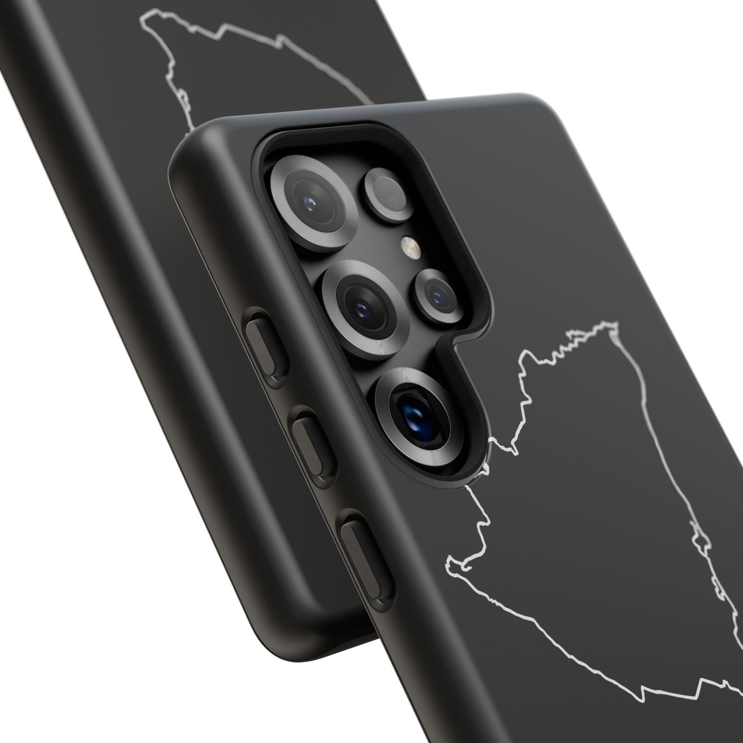 Nicaragua Outline Phone Case – Minimal Country Map Tough Case (iPhone, Samsung, Pixel)