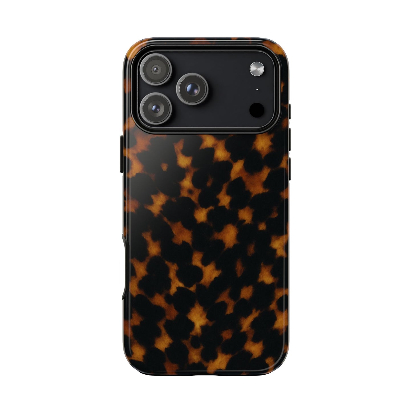 Tortoiseshell Phone Case – Brown Leopard Pattern Luxury Tough Protective Case