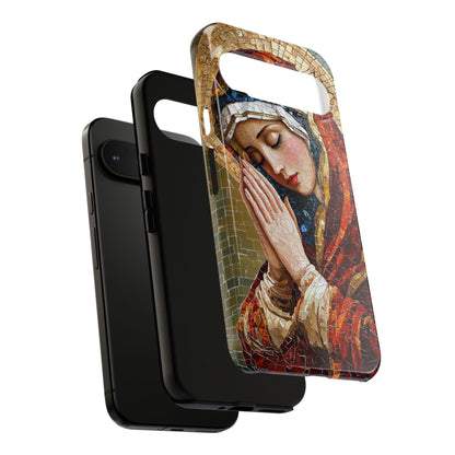 Virgin Mary Phone Case, Catholic Phone Case, Christian Aesthetic Case, Religious iPhone Case, Saint Art Case, Faith Gift