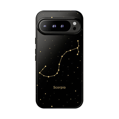 Scorpio Zodiac Constellation Phone Case – Luxe Gold Celestial Cover