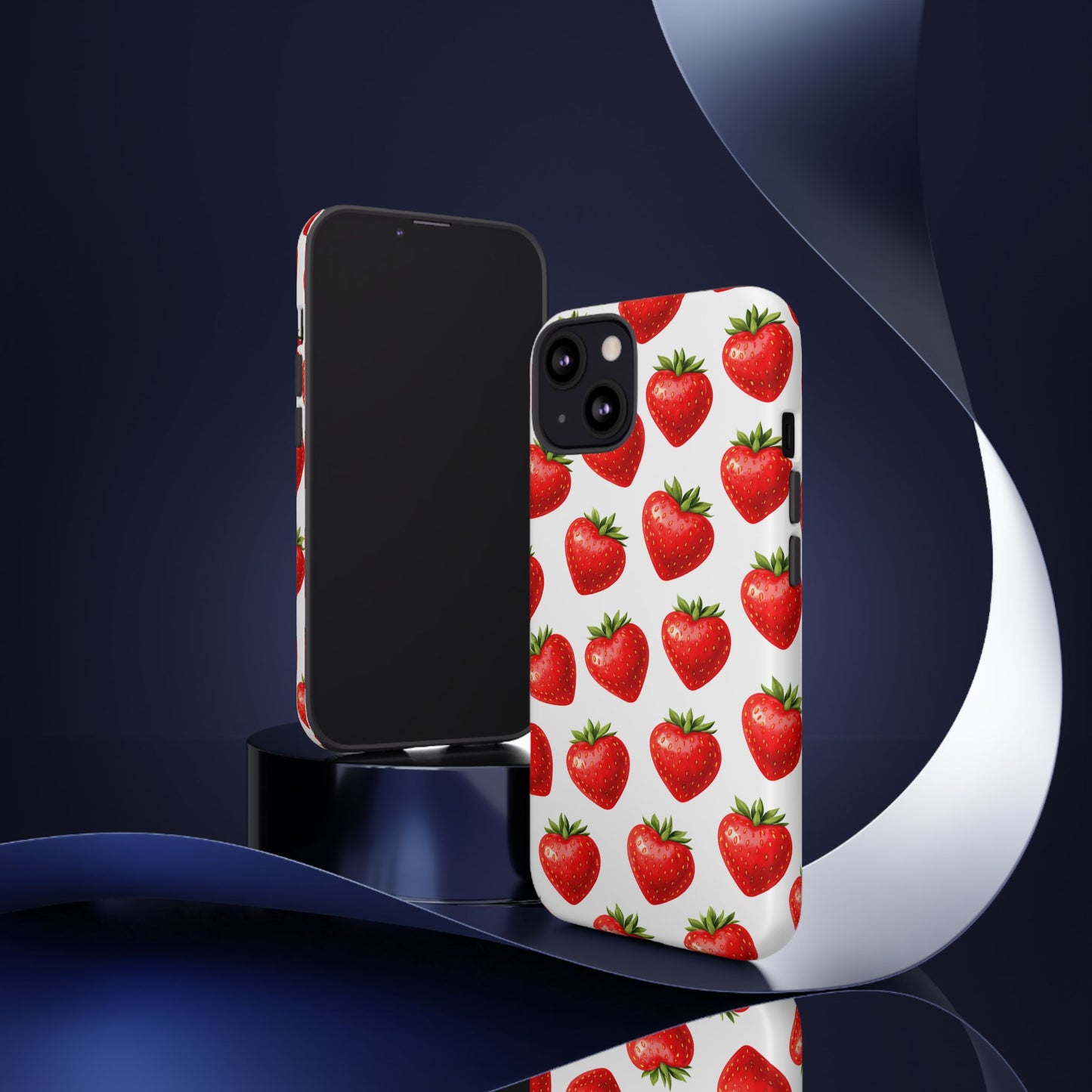 Cute Strawberry Phone Case – Aesthetic Fruit Pattern Protective Cover for Iphone, Samsung Galaxy and Pixel