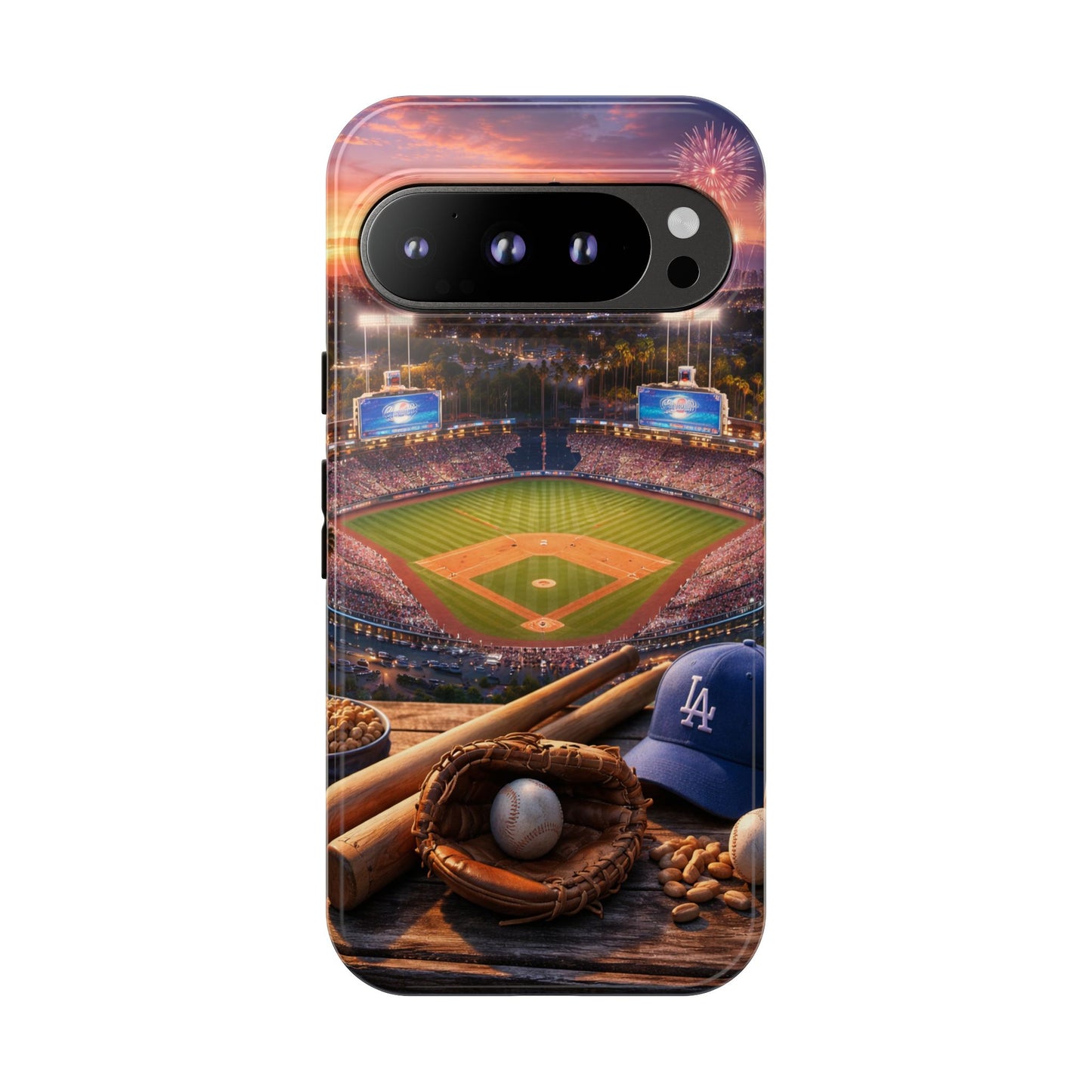Baseball Sunset Stadium Phone Case LA Game Day Sports Aesthetic Case