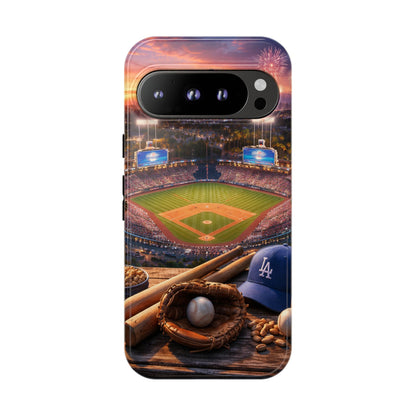 Baseball Sunset Stadium Phone Case LA Game Day Sports Aesthetic Case