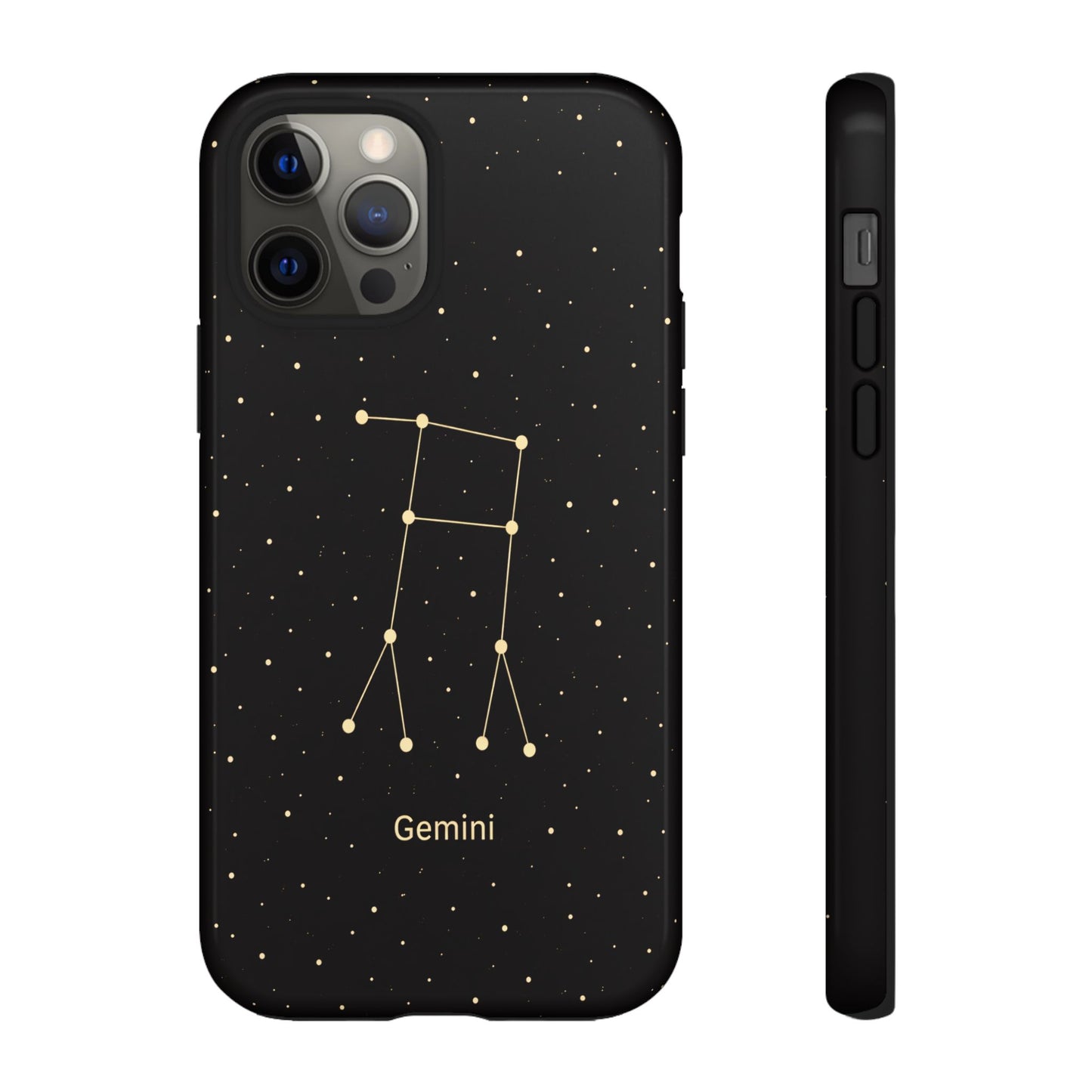 Gemini Zodiac Constellation Phone Case – Luxe Gold Celestial Cover