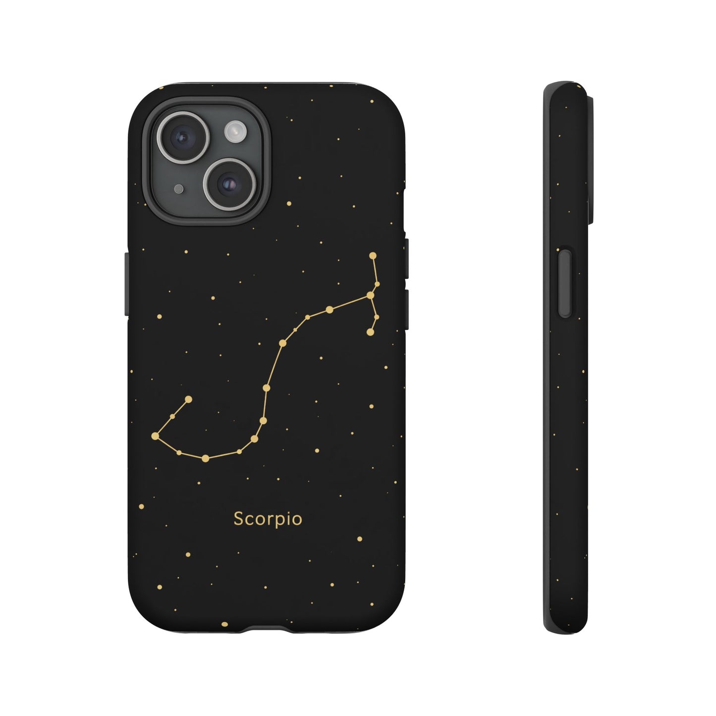 Scorpio Zodiac Constellation Phone Case – Luxe Gold Celestial Cover