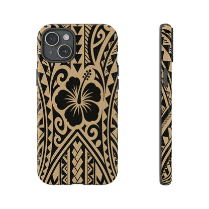 Polynesian Tribal Hawaiin Hibiscus Phone Case for iPhone Samsung Galaxy