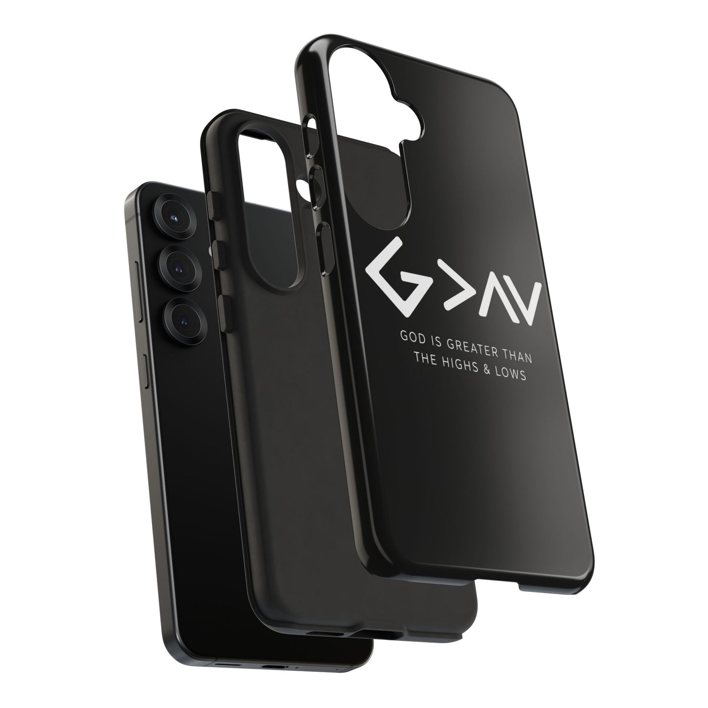 God Is Greater Than The Highs & Lows G>∧∨ Christian Phone Case
