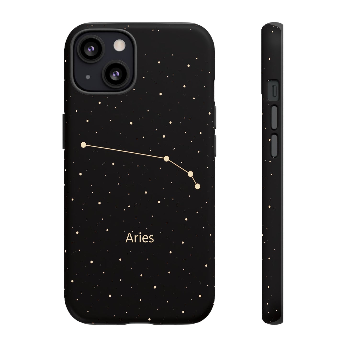 Aries Zodiac Constellation Phone Case – Luxe Gold Celestial Cover