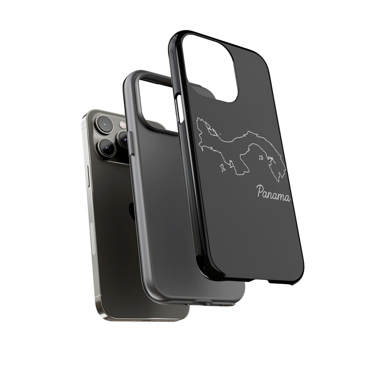 Panama Outline Phone Case – Minimal Country Map Tough Case (iPhone, Samsung, Pixel)
