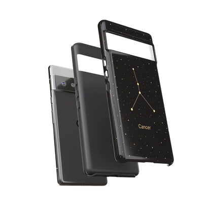 Cancer Zodiac Constellation Phone Case – Luxe Gold Celestial Cover