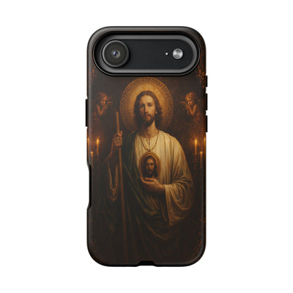 San Judas Phone Case Saint Jude Catholic Saint Religious Art Portrait Tough