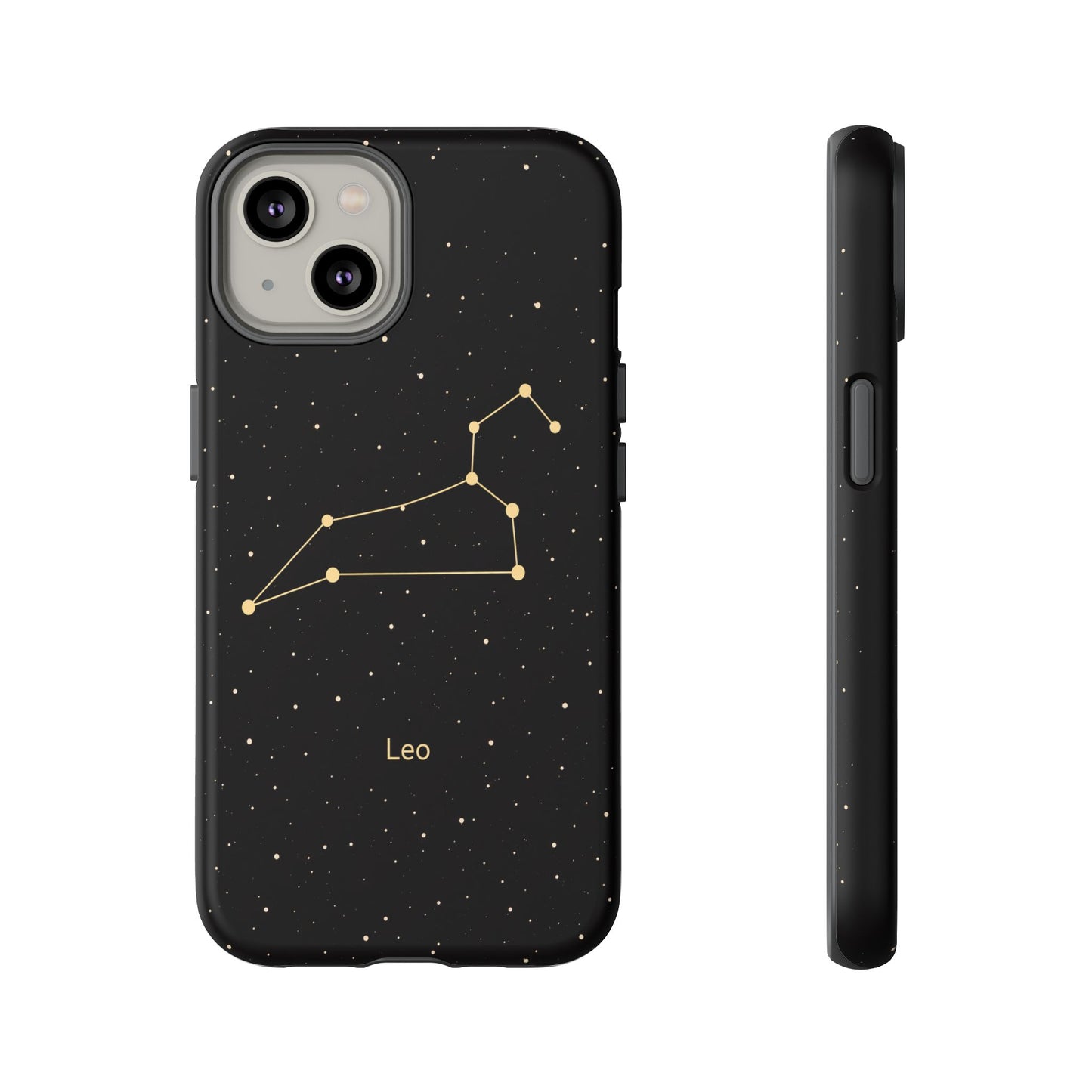 Leo Zodiac Constellation Phone Case – Luxe Gold Celestial Cover