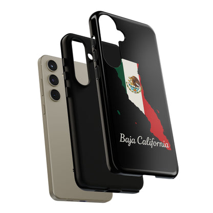 Baja California Mexico Flag Map Phone Case | Mexican American Pride Tough Case for iPhone & Samsung