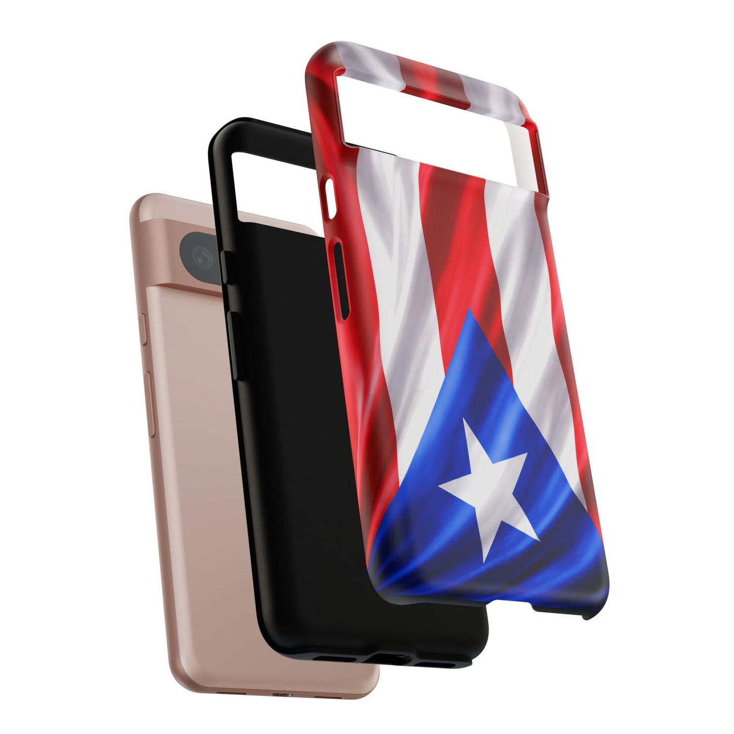 Puerto Rico Flag Phone Case | Boricua Pride Tough Case | Puerto Rican Flag Protective Cover for iPhone & Samsung