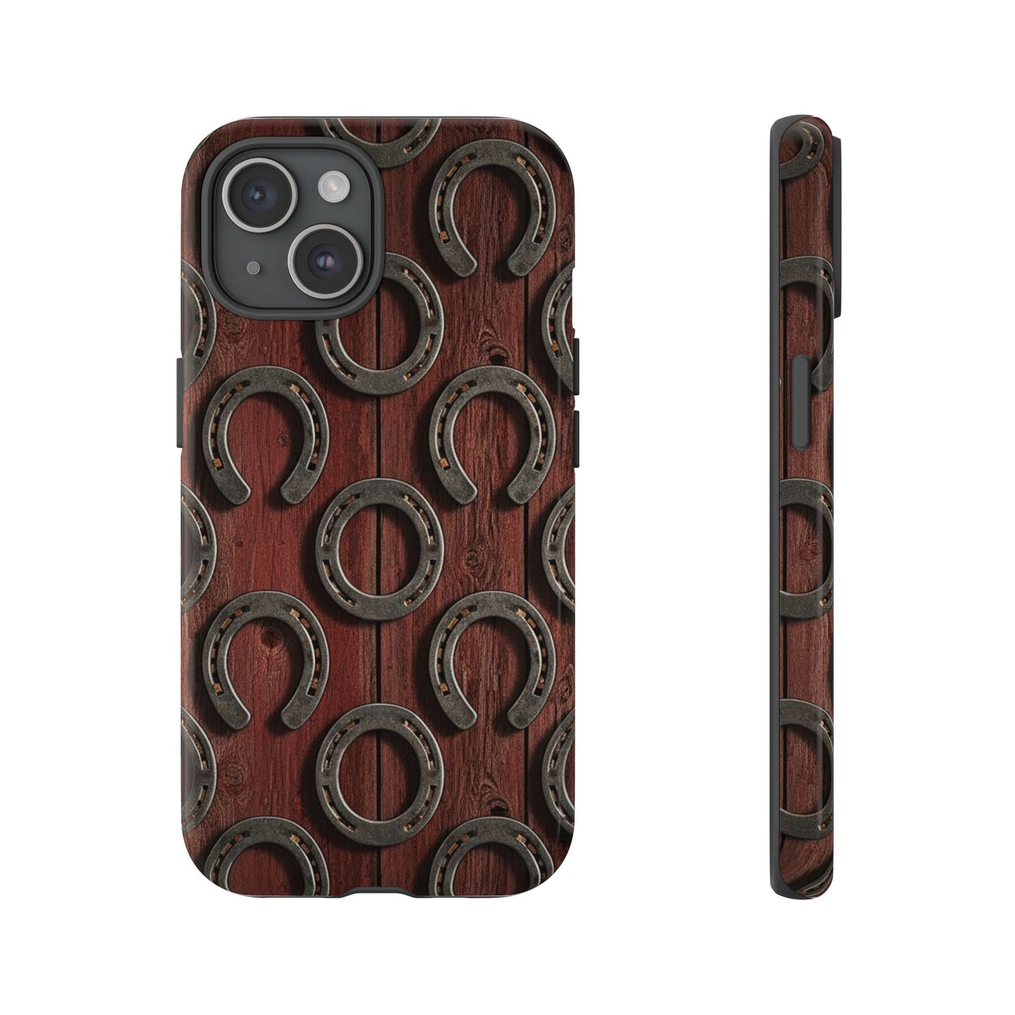Rustic Horseshoe Western Phone Case – Cowboy Country Ranch Tough Case
