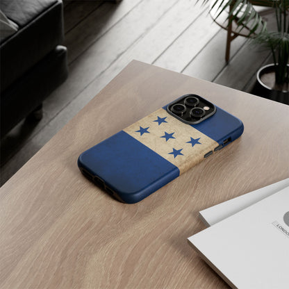 Honduras Flag Phone Case | Vintage Honduran Flag iPhone & Samsung Tough Protective Case