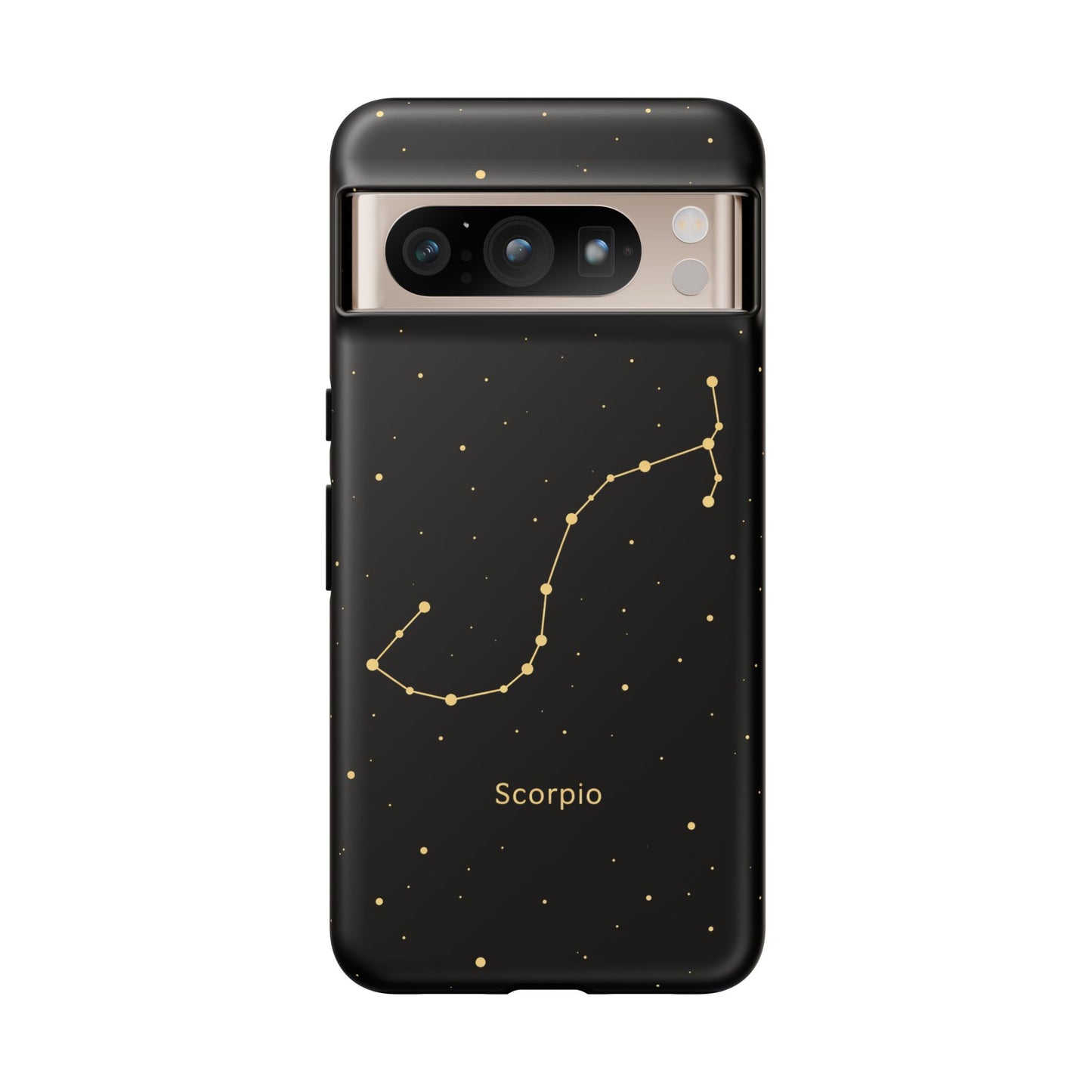 Scorpio Zodiac Constellation Phone Case – Luxe Gold Celestial Cover