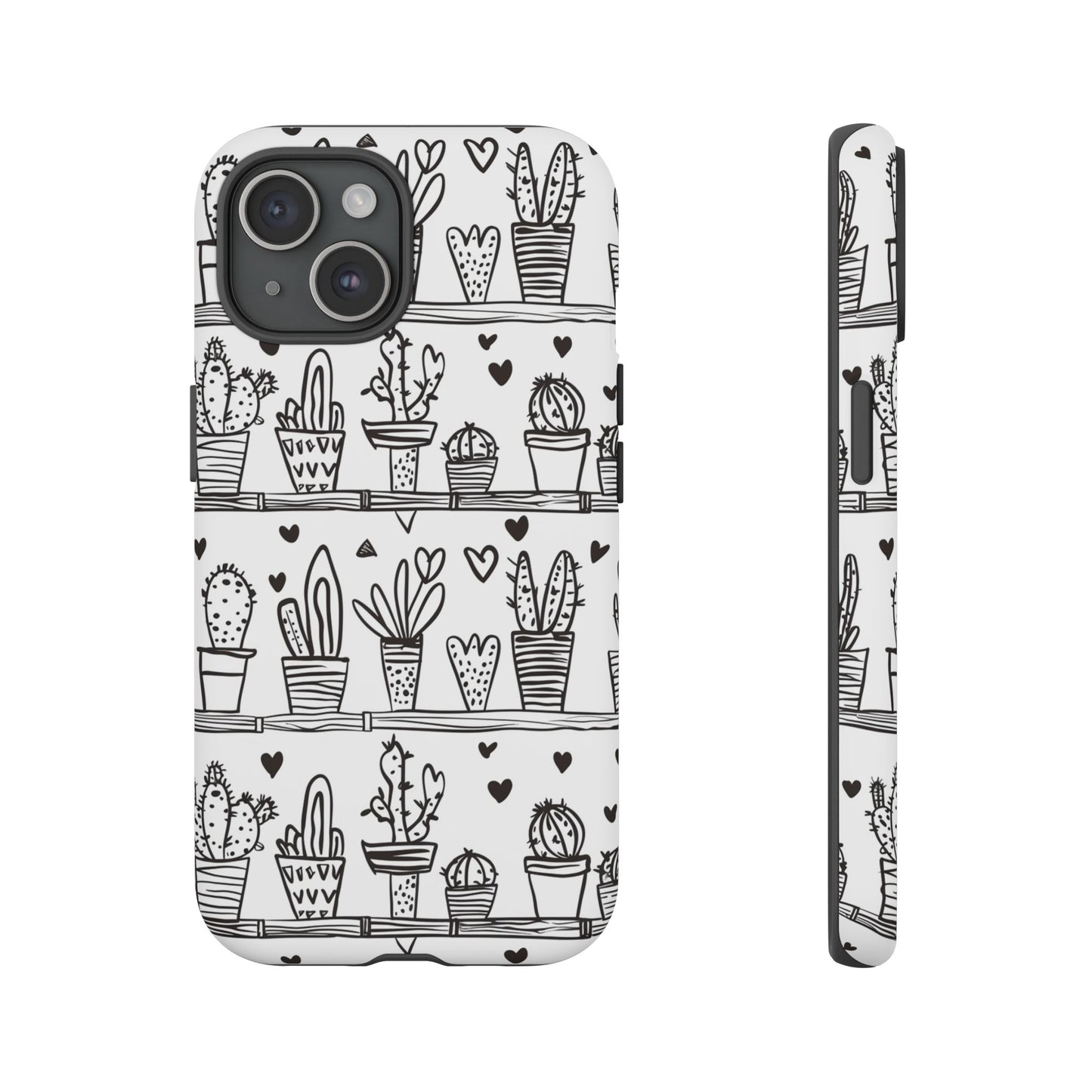 Cactus Succulent Phone Case Cute Plant Aesthetic iPhone Samsung Cover