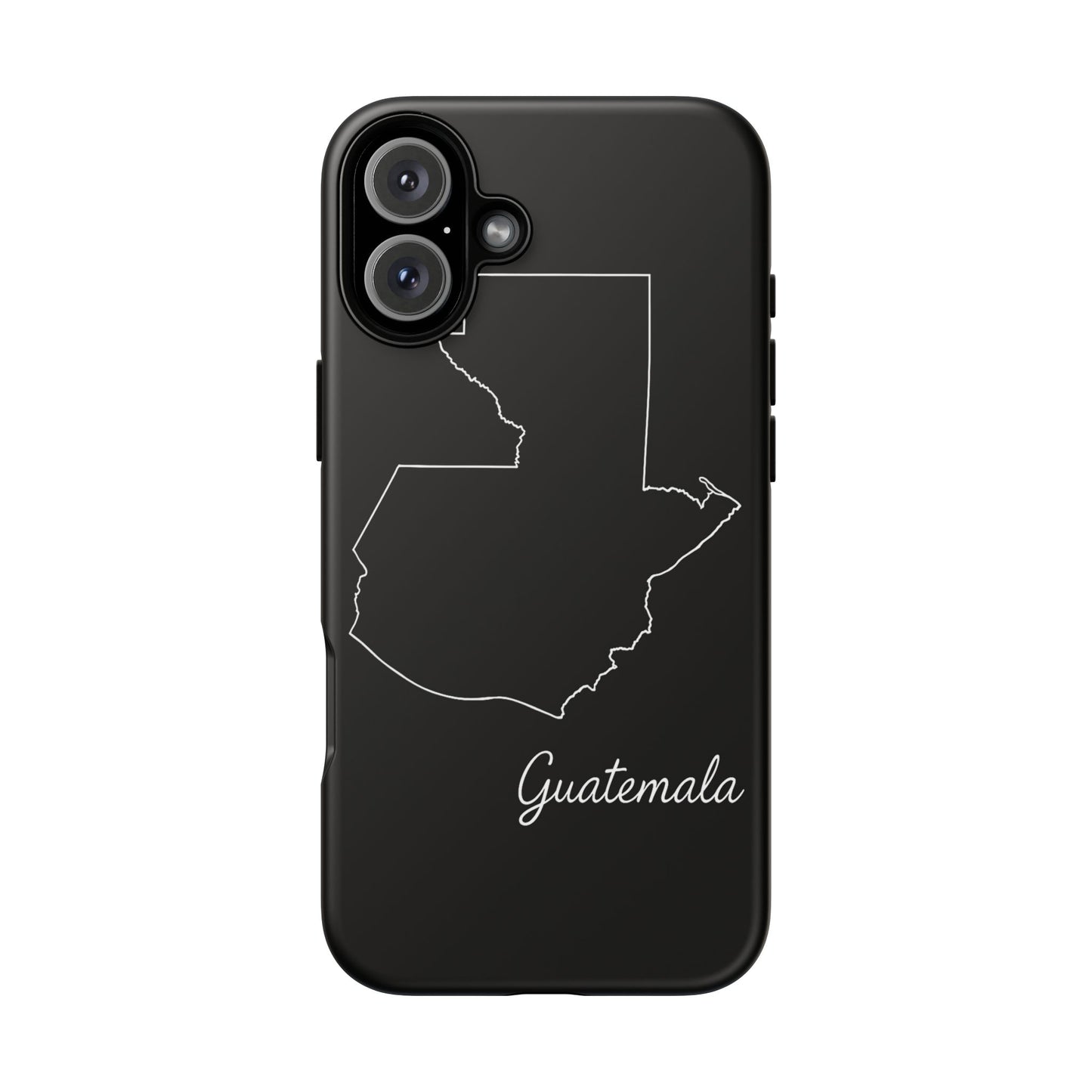 Guatemala Outline Phone Case – Minimal Country Map Tough Case (iPhone, Samsung, Pixel)