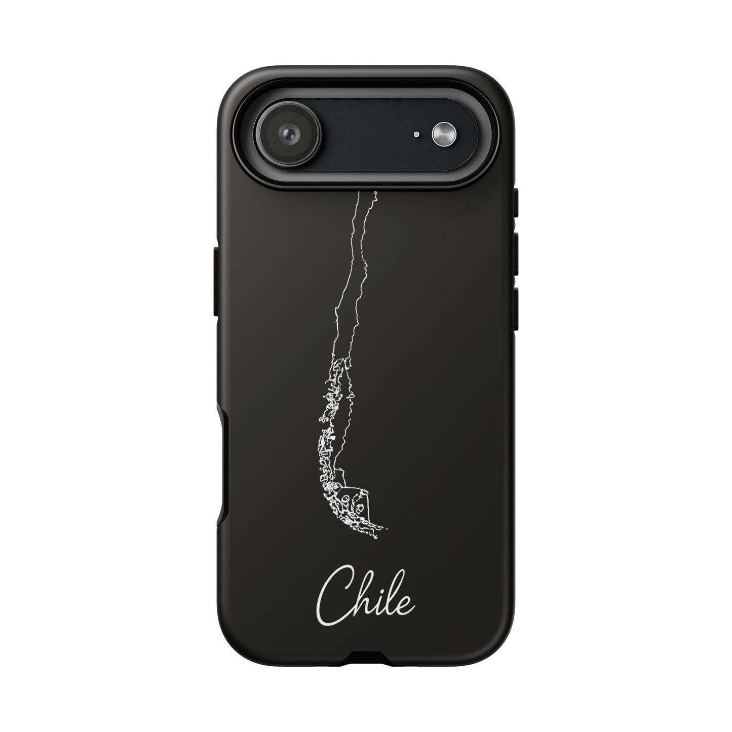 Chile Outline Phone Case – Minimal Country Map Tough Case (iPhone, Samsung, Pixel)