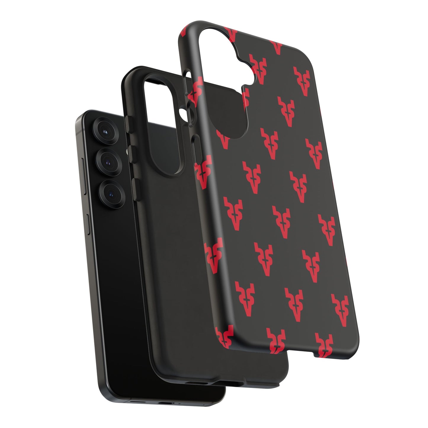 Mazatlán Bull Phone Case – Black Red Streetwear Tough Shockproof Cover