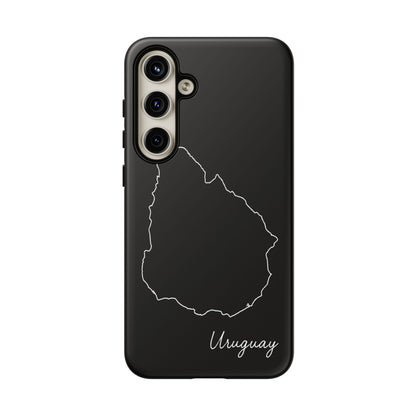 Uruguay Outline Phone Case – Minimal Country Map Tough Case (iPhone, Samsung, Pixel)
