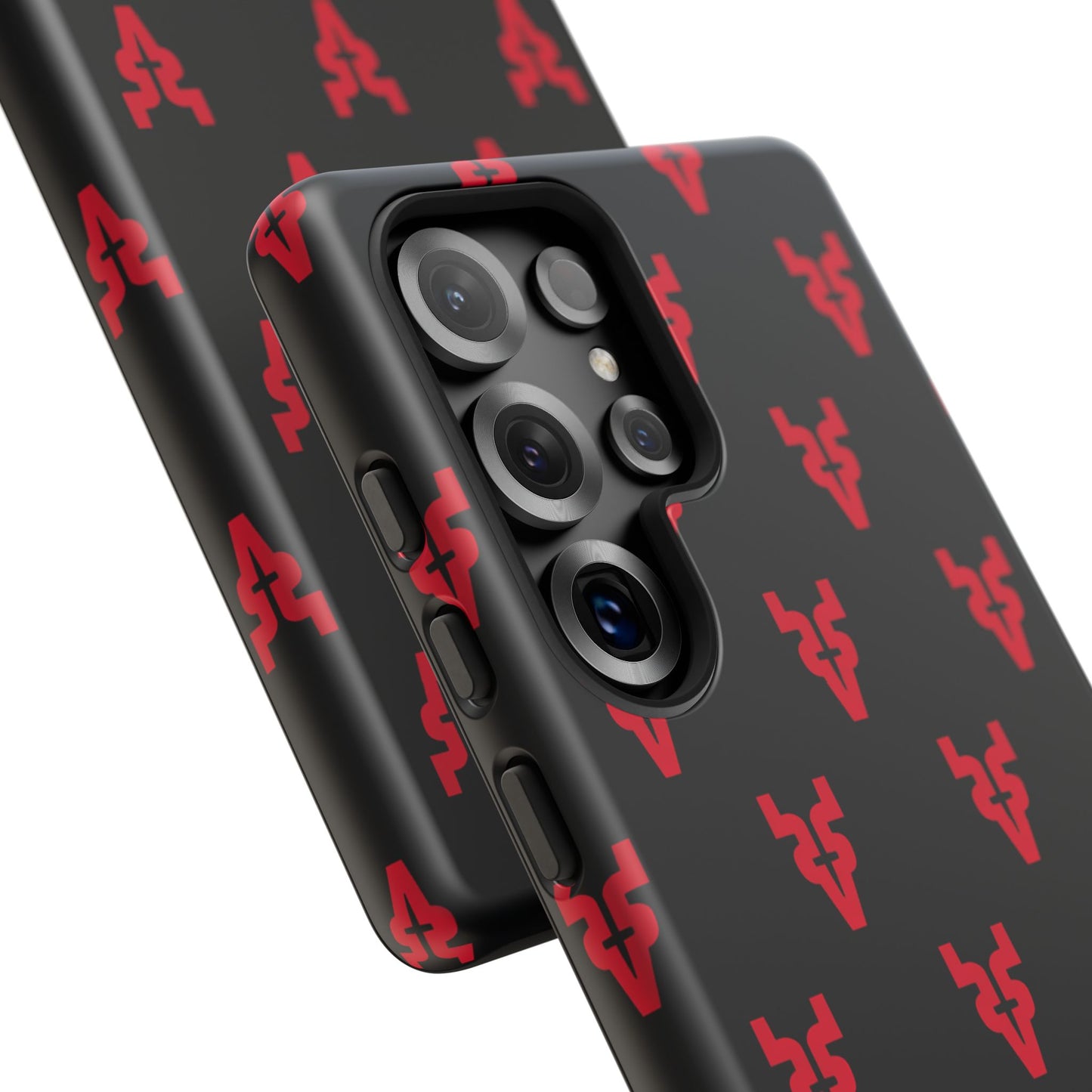 Mazatlán Bull Phone Case – Black Red Streetwear Tough Shockproof Cover