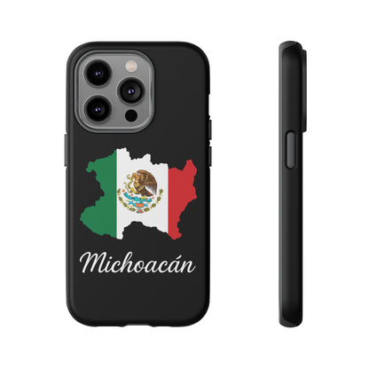 Michoacán Mexico Flag Map Phone Case | Mexican American Pride Tough Case for iPhone & Samsung