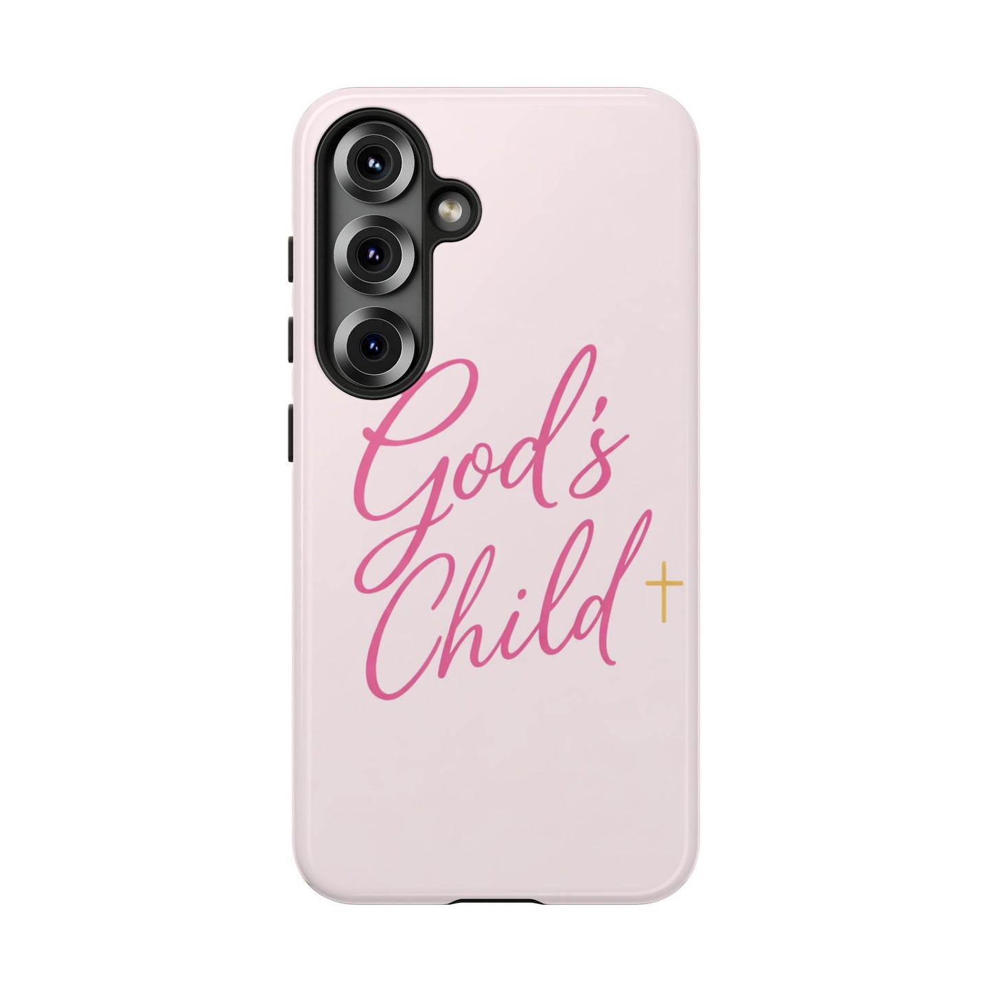 Gods Child Phone Case Christian Pink Aesthetic Tough iPhone Case