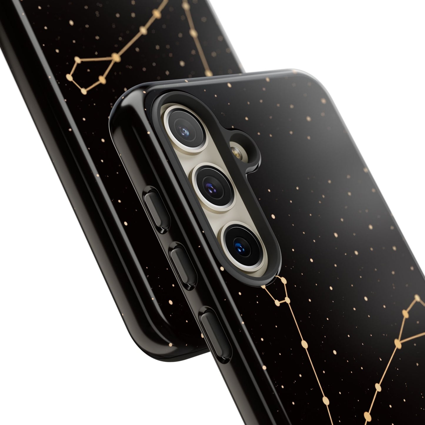 Pisces Zodiac Constellation Phone Case – Luxe Gold Celestial Cover