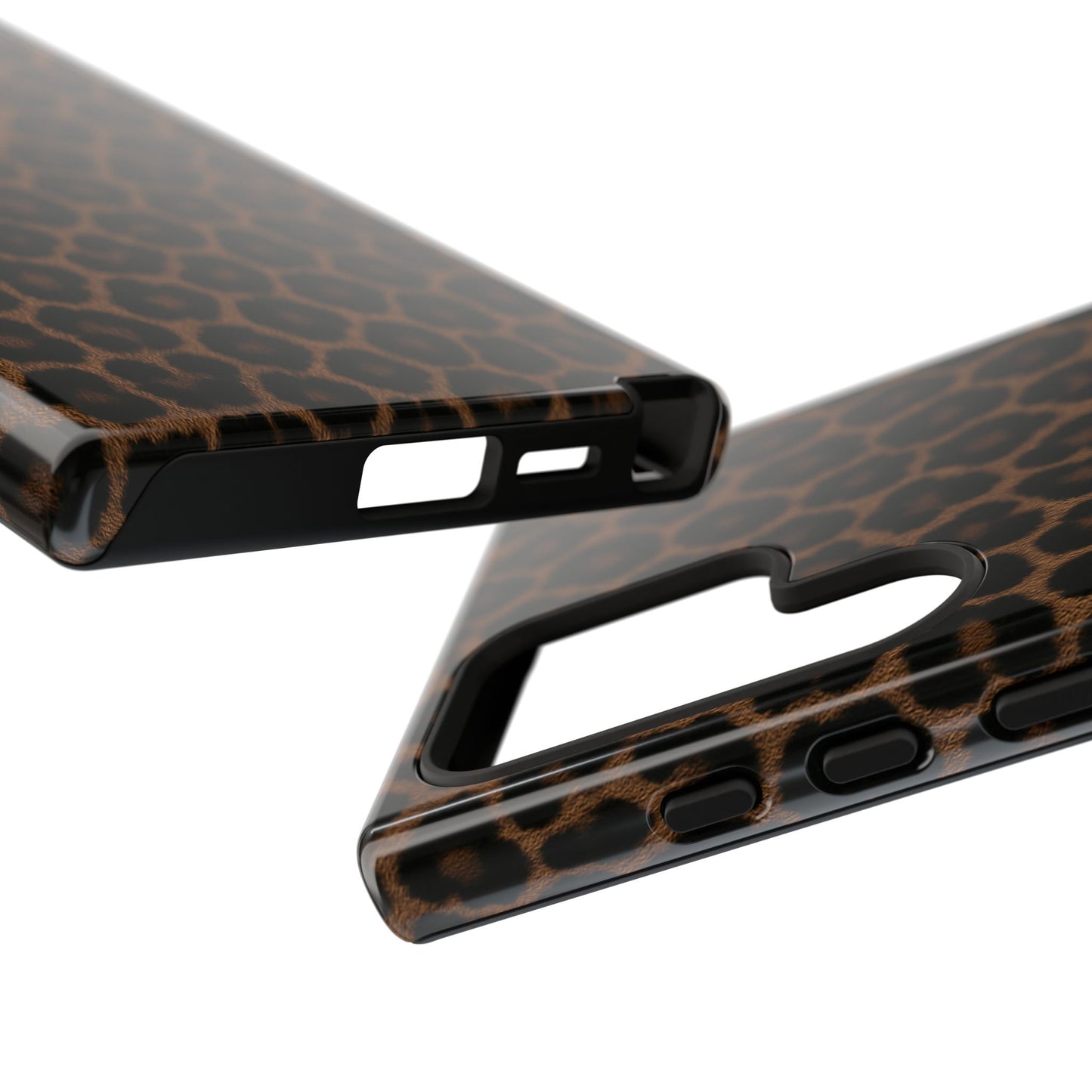Brown Leopard Print Phone Case | Classic Animal Print Aesthetic Tough Protective Case
