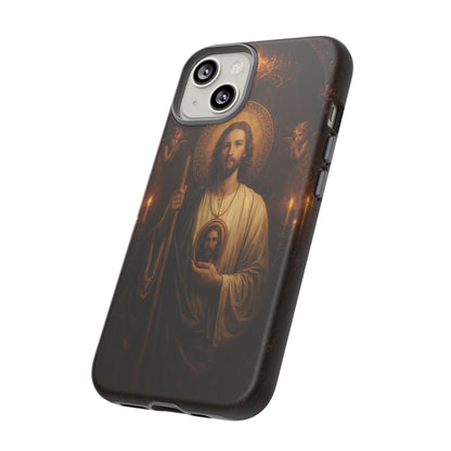 San Judas Phone Case Saint Jude Catholic Saint Religious Art Portrait Tough