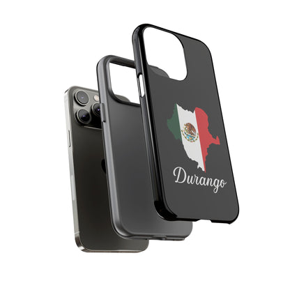 Durango Mexico Flag Map Phone Case | Mexican American Pride Tough Case for iPhone & Samsung