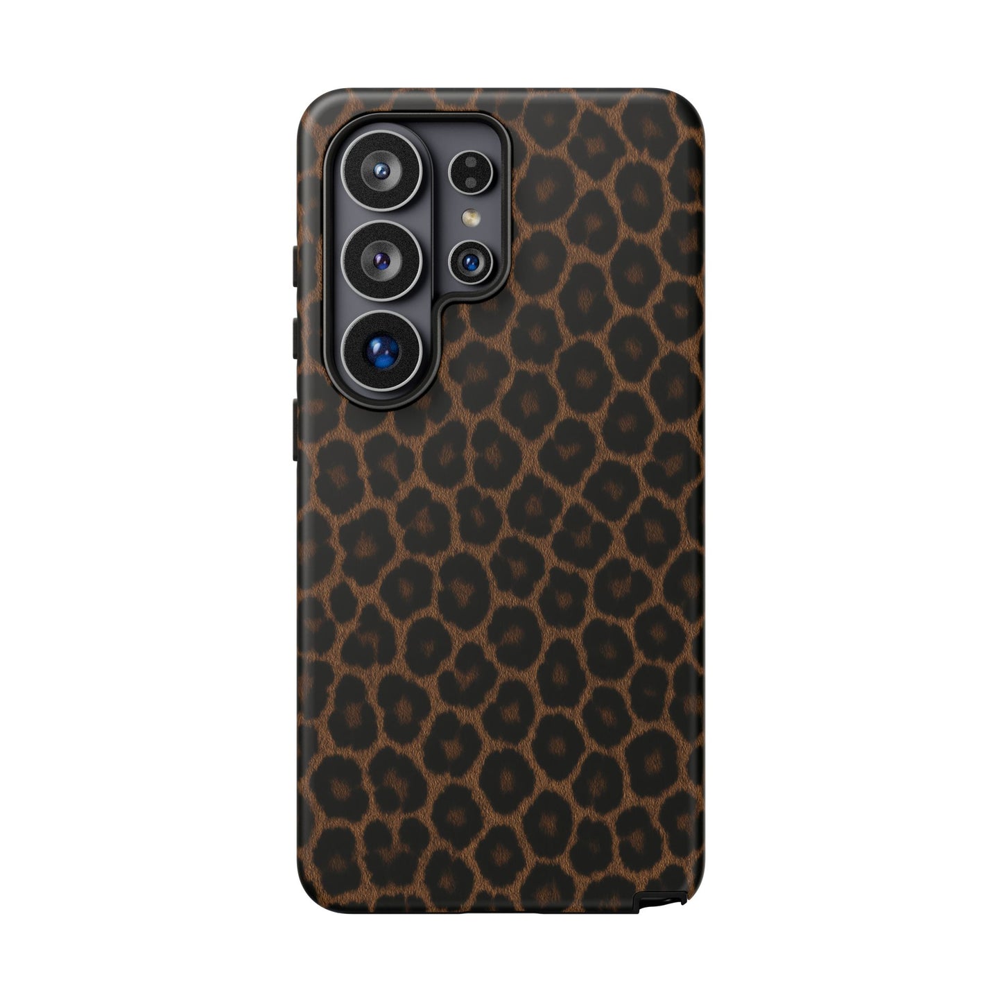 Brown Leopard Print Phone Case | Classic Animal Print Aesthetic Tough Protective Case