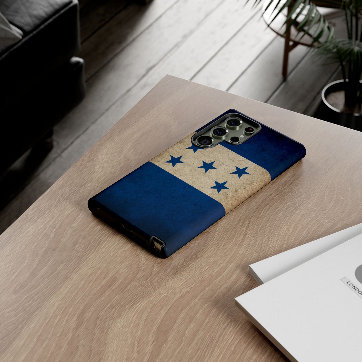 Honduras Flag Phone Case | Vintage Honduran Flag iPhone & Samsung Tough Protective Case