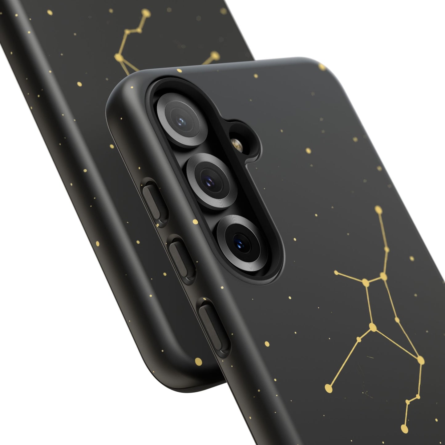 Virgo Zodiac Constellation Phone Case – Luxe Gold Celestial Cover