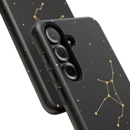 Virgo Zodiac Constellation Phone Case – Luxe Gold Celestial Cover