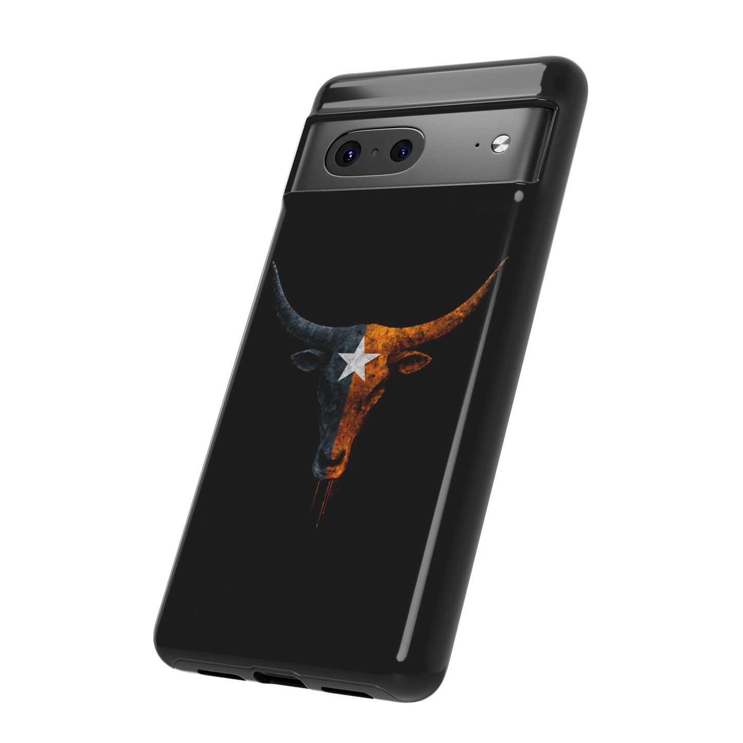 Texas Longhorn Skull Phone Case Western Cowboy Bull iPhone Samsung Cover