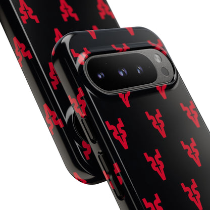 Mazatlán Bull Phone Case – Black Red Streetwear Tough Shockproof Cover