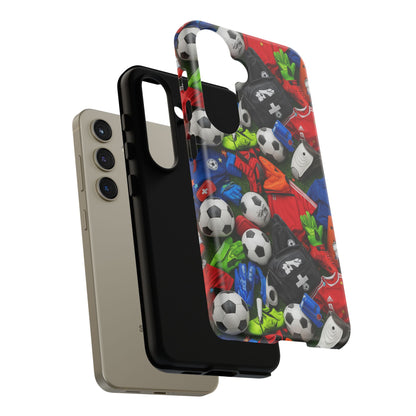 Soccer Ball Pattern Phone Case – Sports Fan Tough Protective Game Day Case