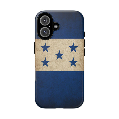 Honduras Flag Phone Case | Vintage Honduran Flag iPhone & Samsung Tough Protective Case