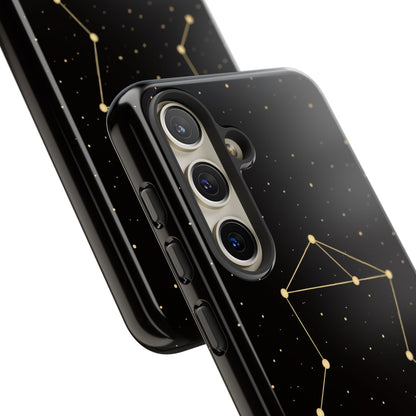 Libra Zodiac Constellation Phone Case – Luxe Gold Celestial Cover