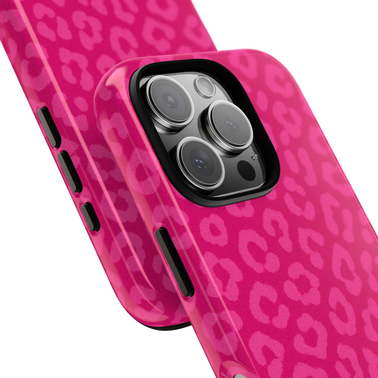 Hot Pink Leopard Phone Case – Bold Coquette Aesthetic Tough Case
