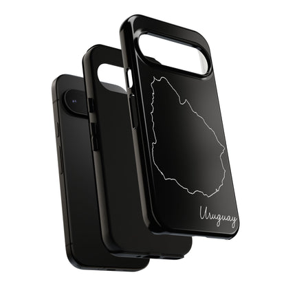 Uruguay Outline Phone Case – Minimal Country Map Tough Case (iPhone, Samsung, Pixel)